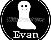 Halloween boy ghost - personalized digital image Il_170x135