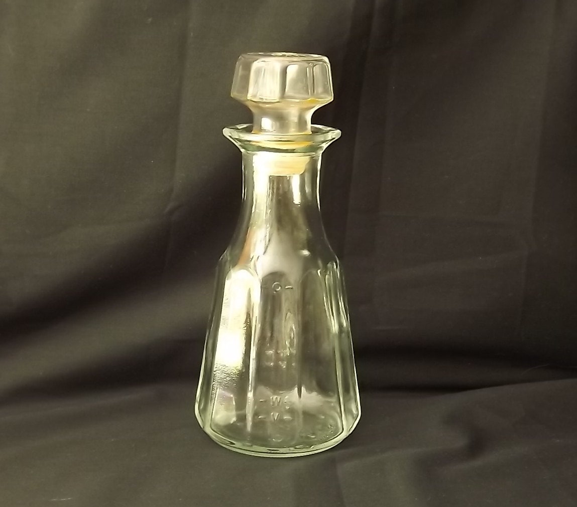 Vintage Glass Oil & Vinegar Cruet Good Seasons Dressing Bottle