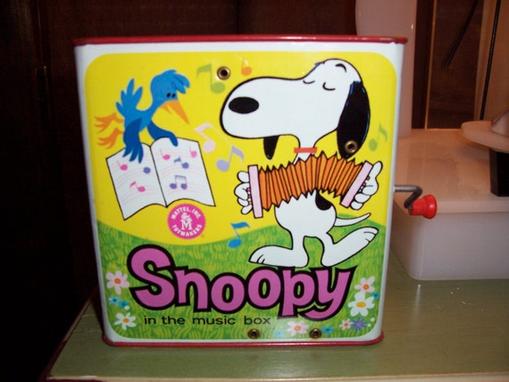 1958 snoopy wind up toy