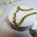 Vintage Gold Tone Flat Link Chain - 1532a-052112000