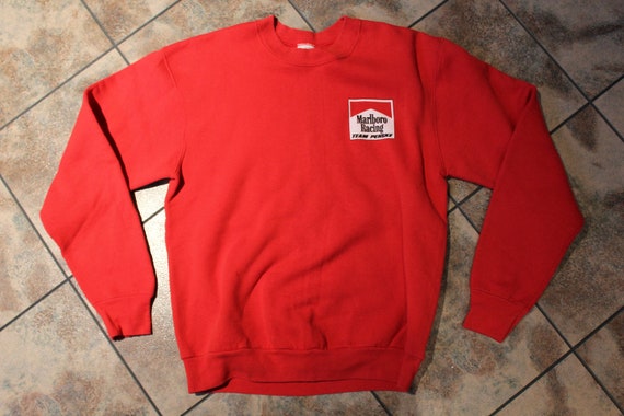 vintage MARLBORO racing sweatshirt Penske 50/50 by RecordKitty