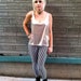 Vintage METALLIC Gold/Silver DEADSTOCK Oversized Lingerie BOXY Tank Top