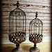 Vintage Birdcage-Large Pedestal Birdcage-Decorative Birdcage