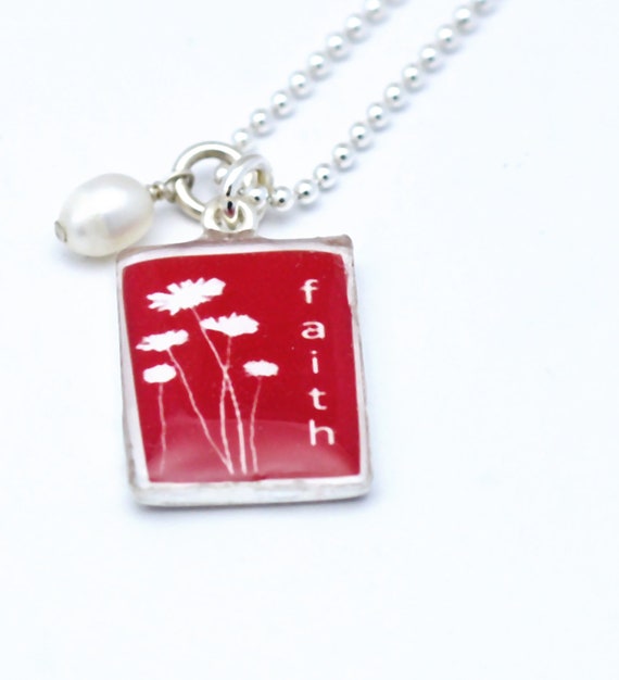 Items similar to Faith Necklace Personalized Faith Necklace Faith