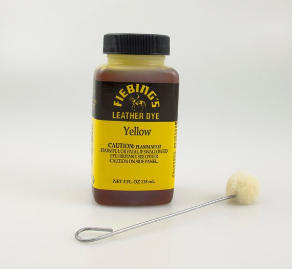 Yellow Fiebings Leather Dye 4oz34210015
