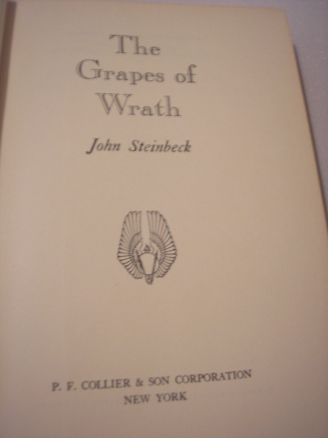 john steinbeck the grapes of wrath 1939