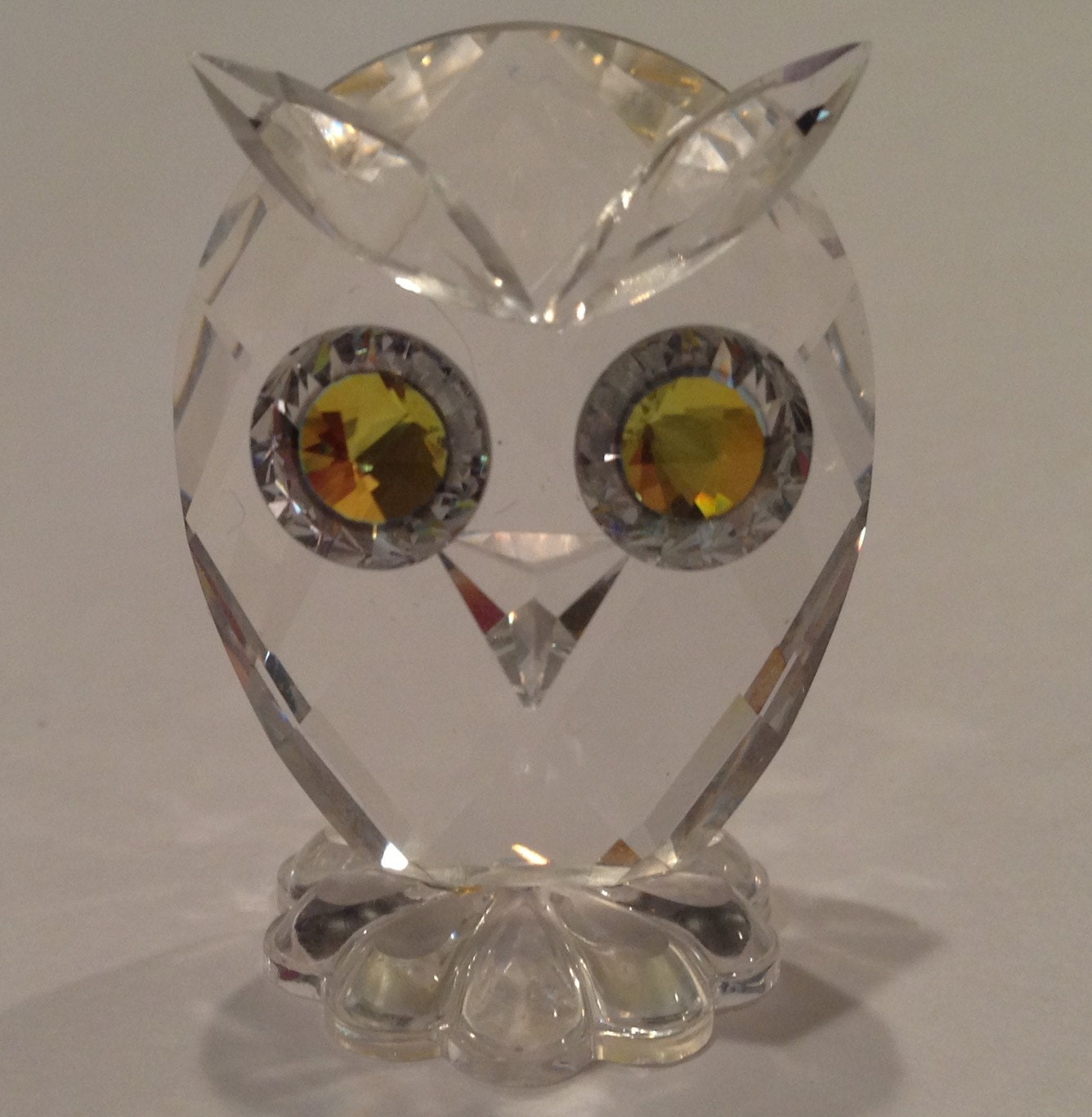 Swarovski Crystal Owl Retired Swarovski Crystal
