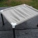 cat hammock 15 by 19 inch cat bed or dog bed in an oatmeal poly berber like fabric machine washable cover