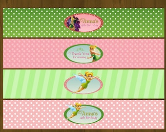 Tinkerbell Printable Water Bottle Labels - Tinkerbell Water Bottle ...