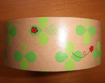 CLOVER & LADYBUGS Design Japanese Packing Tape