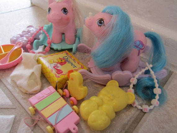 My Little Pony Twins Sticky & Sniffles newborn by ...