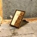WWII Collapsible Army Green Traveling Mirror, circa 1940