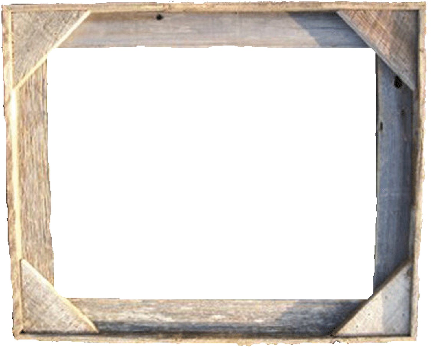 8X10 Rustic Weathered Wood Picture Frame for our original