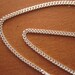 18 inch Flat Link Sterling Silver Chain with Lobster Claw Clasp Jewelry Necklace Chain