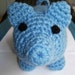 piggy stuffed toy blue magic