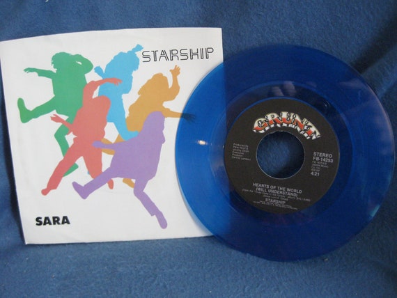 Vintage Jefferson Starship Sara 7 45 RPM