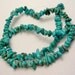 Hubei real turquoise chip gemstone beads T006