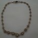 Vintage Silver Necklace, Sterling Flower Design, 17 Inches Long, Stamped 925
