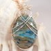 Mexican Lace Agate Wire Wrapped Pendant
