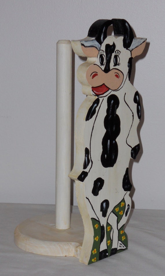 Cow Paper Towel Holder