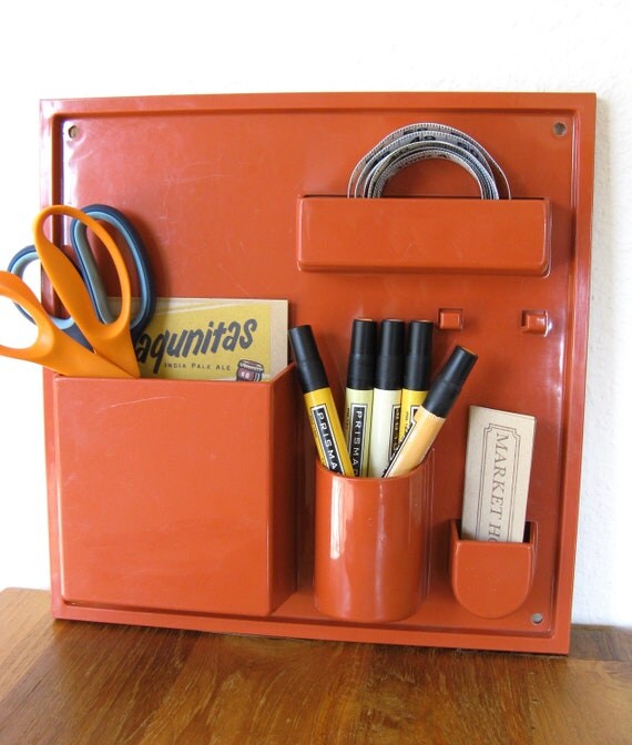 Plastic OrganizerWall Mounted by MarketHome on Etsy