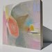 ABSTRACT PAINTING, original COLORFUL textured painting, modern pastel drawing, mixed media art teofana