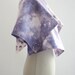M I D N I G H T / Violet / Blue/ White cotton scarf