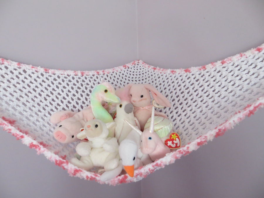 soft toy net hammock