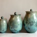 Aqua Crystalline Canister Set
