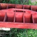 Farmhouse Red Wooden Tool Box / Vintage Box / Organizer