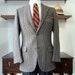 GORGEOUS Vintage Brooks Brothers Multicolored Box Check Tweed Jacket 40 Long. Made in USA.