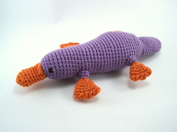 Platypus Crochet Amigurumi Crochet pattern pdf amigurumi platypus cute crochet