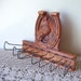 Vintage 1950s Horse Tie & Belt Rack Hanger