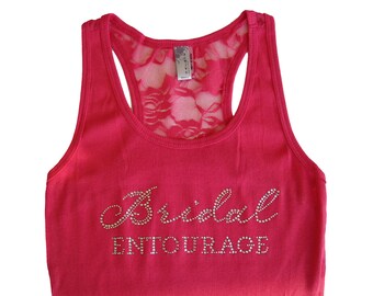 Bridal Entourage. Bride Tank Top Shirts. Bridsmaid Tank Top Shirt. Wedding Party Tanks. Maid of Honor Gift. Moth of the Bride.