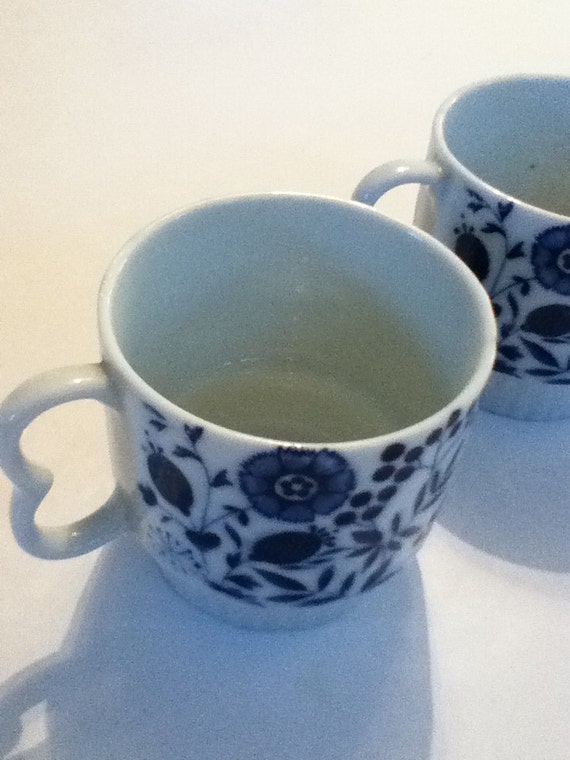 items similar to blue calico coffee mugs shabby cottage items similar to blue calico coffee mugs shabby cottage