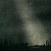 1894 Antique lithograph of CONSTELLATIONS, STARS, Milky Way. 118 years old print.