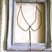 Brass Chain Peter Pan Collar and Pearl Necklace