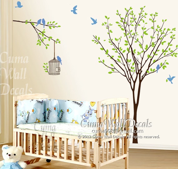 Popular items for wall decals nursery on Etsy