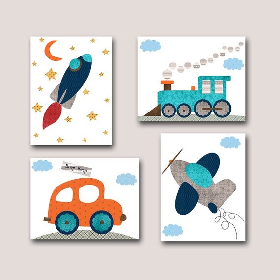 Baby Boy Nursery Decor Children Art Print Baby Nursery Print