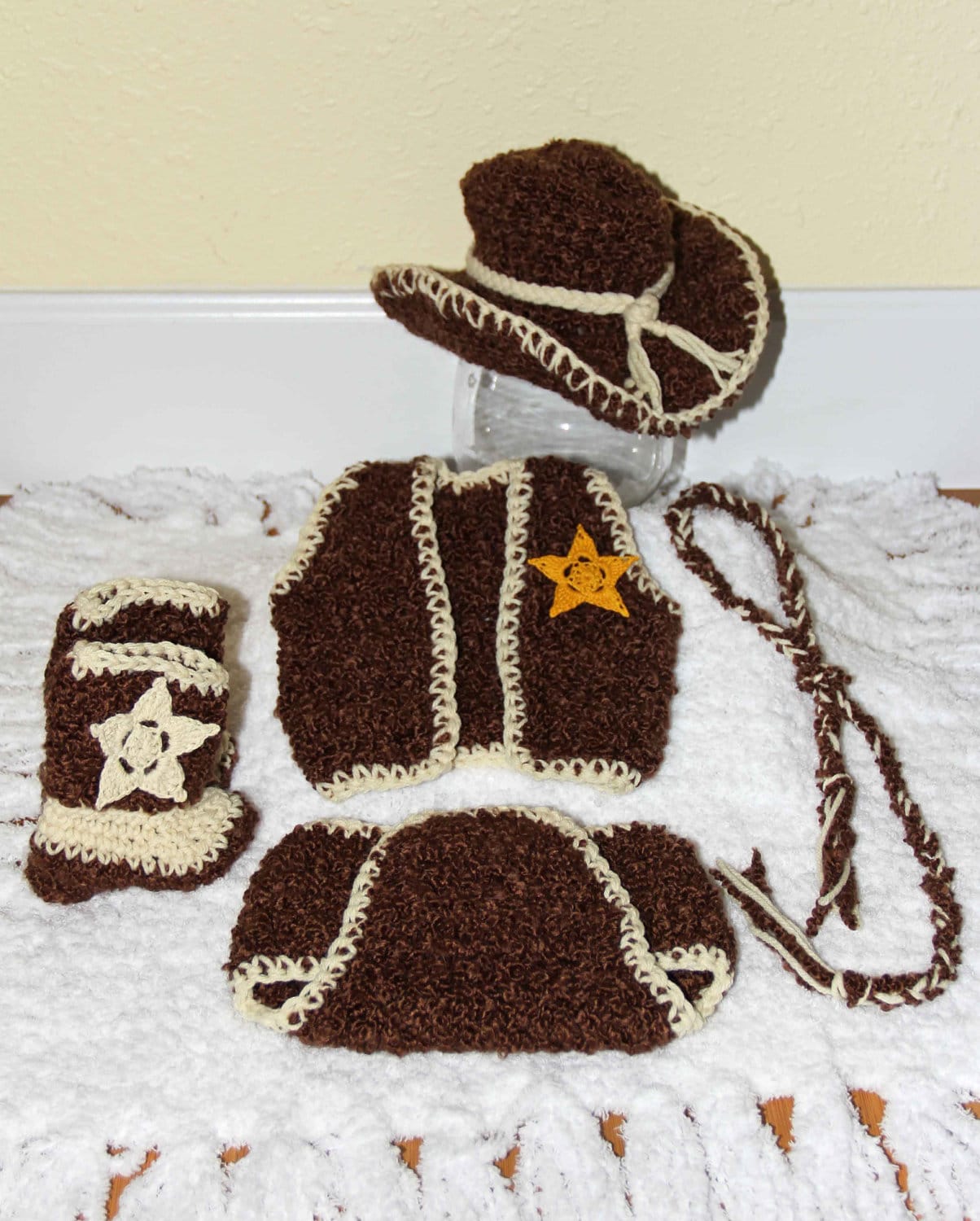 Baby Cowboy Outfit by TwinkleStarPhotoProp on Etsy