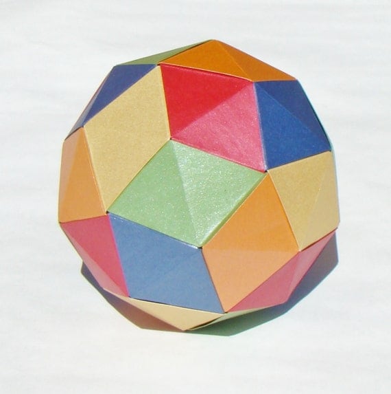 Origami Diagrams Pentakis Dodecahedron