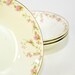 Shabby Chic Antique Pink Flower Bowls, SET OF 4 - Johnson Bros. England Semi Porcelain - Vintage Home Kitchen Decor, Use, or Repurpose