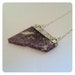 Lepidolite mineral necklace