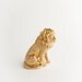 The Midas - Opulent Gold Table Top Lion Decoration - Animal Statue - Faux Taxidermy