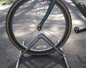 metal pipe bike rack