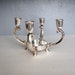 Vintage Reed and Barton 331 Silver Candle Holder Acorn Motif