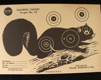 Vintage Squirrel Target no. 10 by Sears