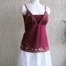 VTG Romantic India Embroidery Top/Blouse , size S-M