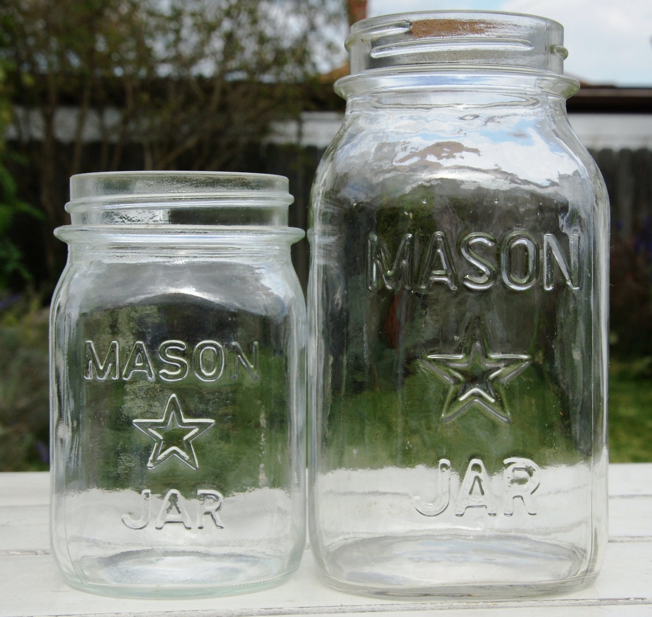 Star Mason Jars Pint & Quart