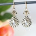 art deco clear crystal rhinestone antique brass earrings wedding jewelry bridal jewelry bridesmaid gifts